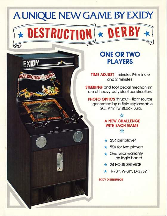 Destruction Derby Flyer: 1 front